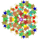 download Kaleidoscope 3 Fold Symmetry clipart image with 0 hue color