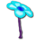 download Flor Flower clipart image with 180 hue color