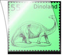 Dino Stamp In Stamp Mount