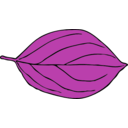 download Oval Leaf 2 clipart image with 225 hue color