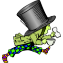 download Mad Hatter clipart image with 45 hue color