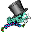 download Mad Hatter clipart image with 135 hue color