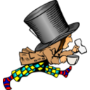 download Mad Hatter clipart image with 0 hue color