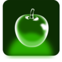 download Crystal Apple clipart image with 225 hue color