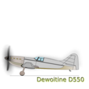 download Dewoitine D550 clipart image with 0 hue color