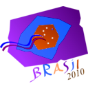 download Brasil Na Copa 2010 clipart image with 180 hue color