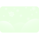 download Soft Blue Snowflakes clipart image with 225 hue color