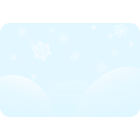 download Soft Blue Snowflakes clipart image with 315 hue color