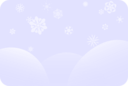 Soft Blue Snowflakes