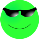 download Smiley Cool clipart image with 90 hue color