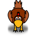 download Chicken clipart image with 0 hue color