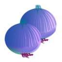 download Onion clipart image with 270 hue color