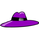 download Pimp Hat clipart image with 0 hue color