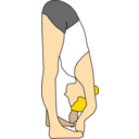 download Padangusthasana clipart image with 0 hue color
