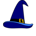 download Wizards Hat clipart image with 0 hue color