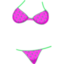 download Bikini clipart image with 135 hue color