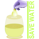download Save Water clipart image with 225 hue color