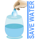 download Save Water clipart image with 0 hue color