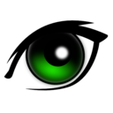 download Cartoon Eye clipart image with 270 hue color