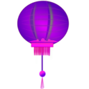 download Paper Lantern2 clipart image with 270 hue color