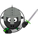 download Knight Sheep clipart image with 45 hue color