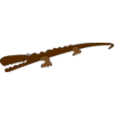 download Crocodile clipart image with 270 hue color