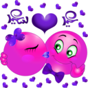 download Loving Couple Smiley Emoticon clipart image with 270 hue color