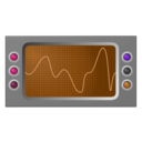 download Oscilloscope clipart image with 270 hue color