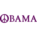 download Obama Peace Symbol clipart image with 90 hue color