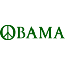 download Obama Peace Symbol clipart image with 270 hue color