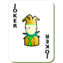 download White Deck Black Joker clipart image with 45 hue color