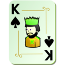 download Ornamental Deck King Of Spades clipart image with 45 hue color