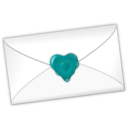 download Valentines Day Love Letter 2 clipart image with 180 hue color