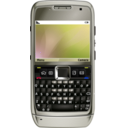 download Smartphone E71 clipart image with 225 hue color