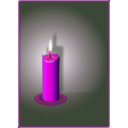 download The Candle clipart image with 270 hue color