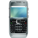 download Smartphone E71 clipart image with 0 hue color