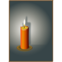 download The Candle clipart image with 0 hue color