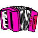 download Acordeon Colombiano clipart image with 315 hue color