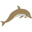 download Dolphin Enrique Meza C 02 clipart image with 180 hue color