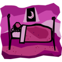 download A Person Sleeping clipart image with 315 hue color