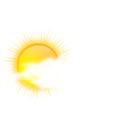 Weather Icon Sunny To Cloudy