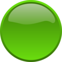 download Button Green clipart image with 0 hue color