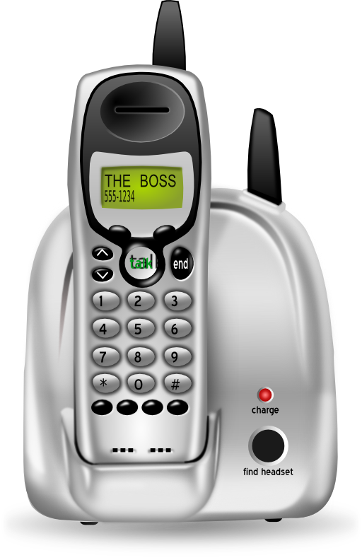 home phone clipart - photo #1