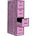 download Transfer Cabinet clipart image with 270 hue color