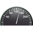 download Speedometer clipart image with 90 hue color