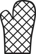 Kitchen Icon Oven Mitt