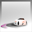 download Turning Car clipart image with 315 hue color