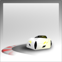 download Turning Car clipart image with 0 hue color