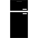 download Refrigerator Icon clipart image with 180 hue color