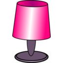 download Table Lamp clipart image with 270 hue color